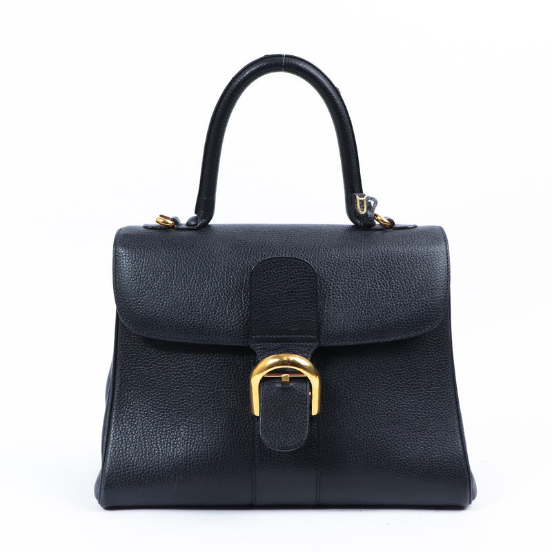 Delvaux Brillant MM Marine Blue