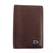 Delvaux Brown Leather Card Holder
