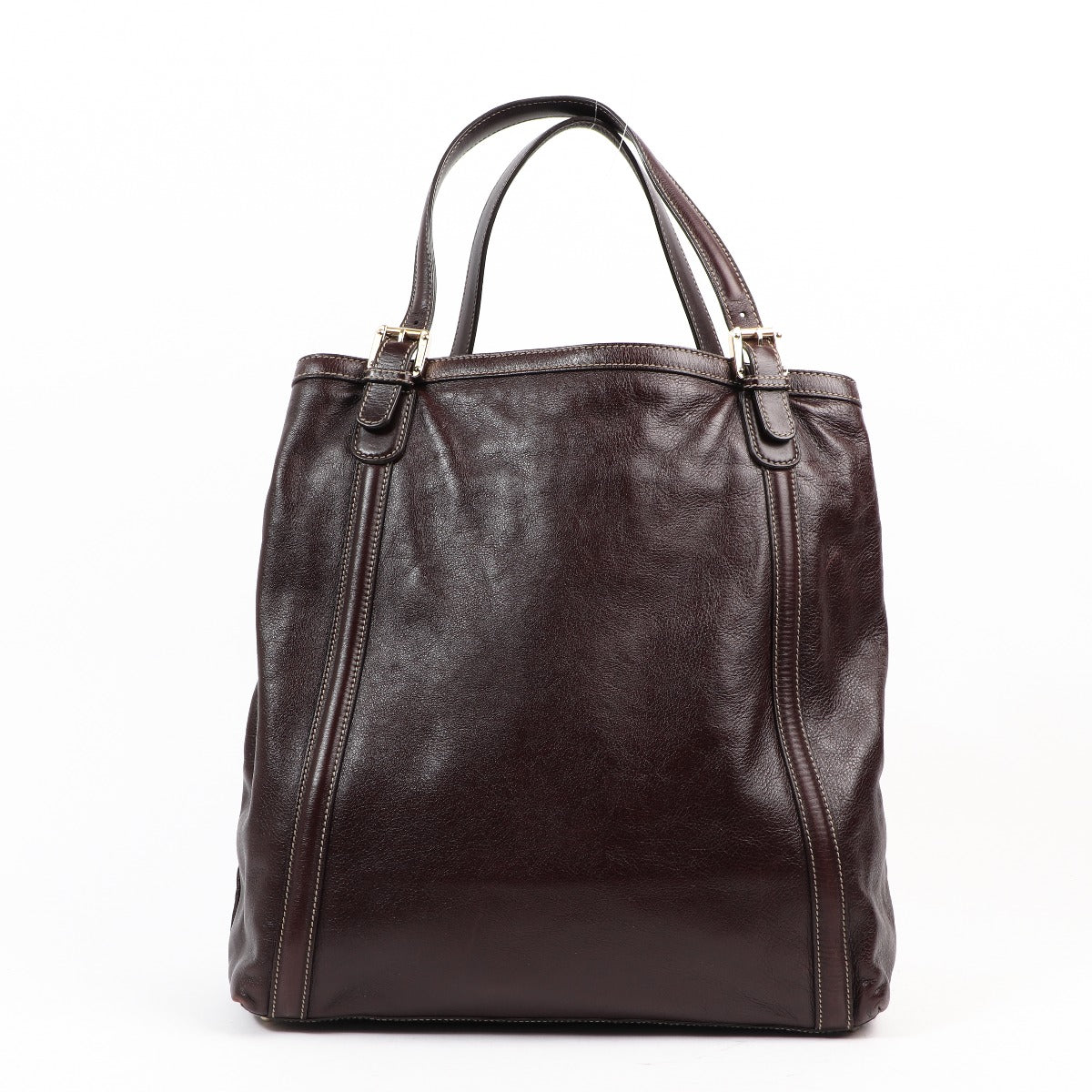 Gucci GG Black Leather Large Tote Bag