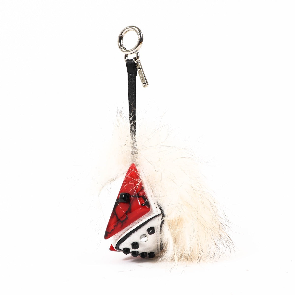 Shop safe online at Labellov in Antwerp this. 100% authentic second hand Fendi White Fur Monster Bag Charm