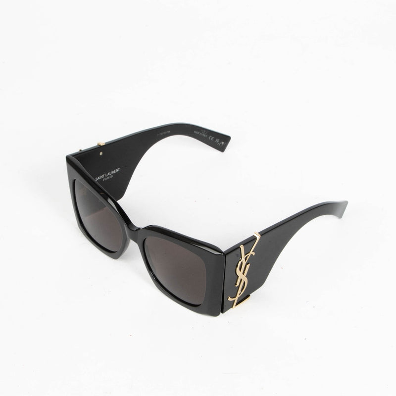Shop this 100% authentic Saint Laurent Black SL M119 Blaze Glasses at labellov.com.