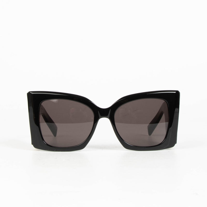 Shop this 100% authentic Saint Laurent Black SL M119 Blaze Glasses at labellov.com.