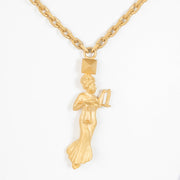 Shop this 100% authentic Valentino Garavani Gold Libra Necklace at labellov.com.