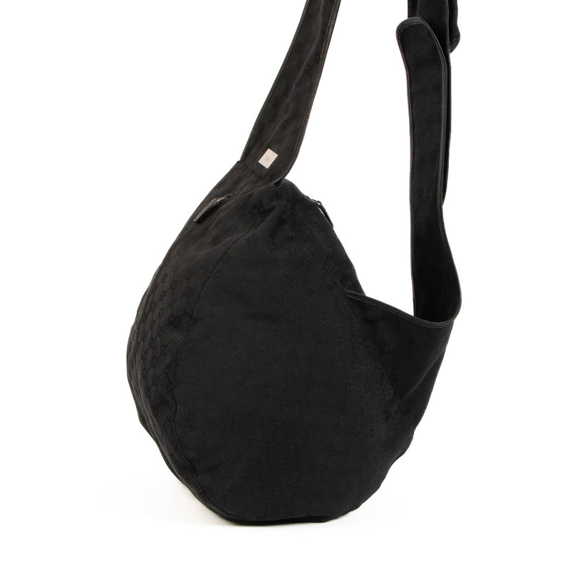 Gucci Black GG Canvas Backpack