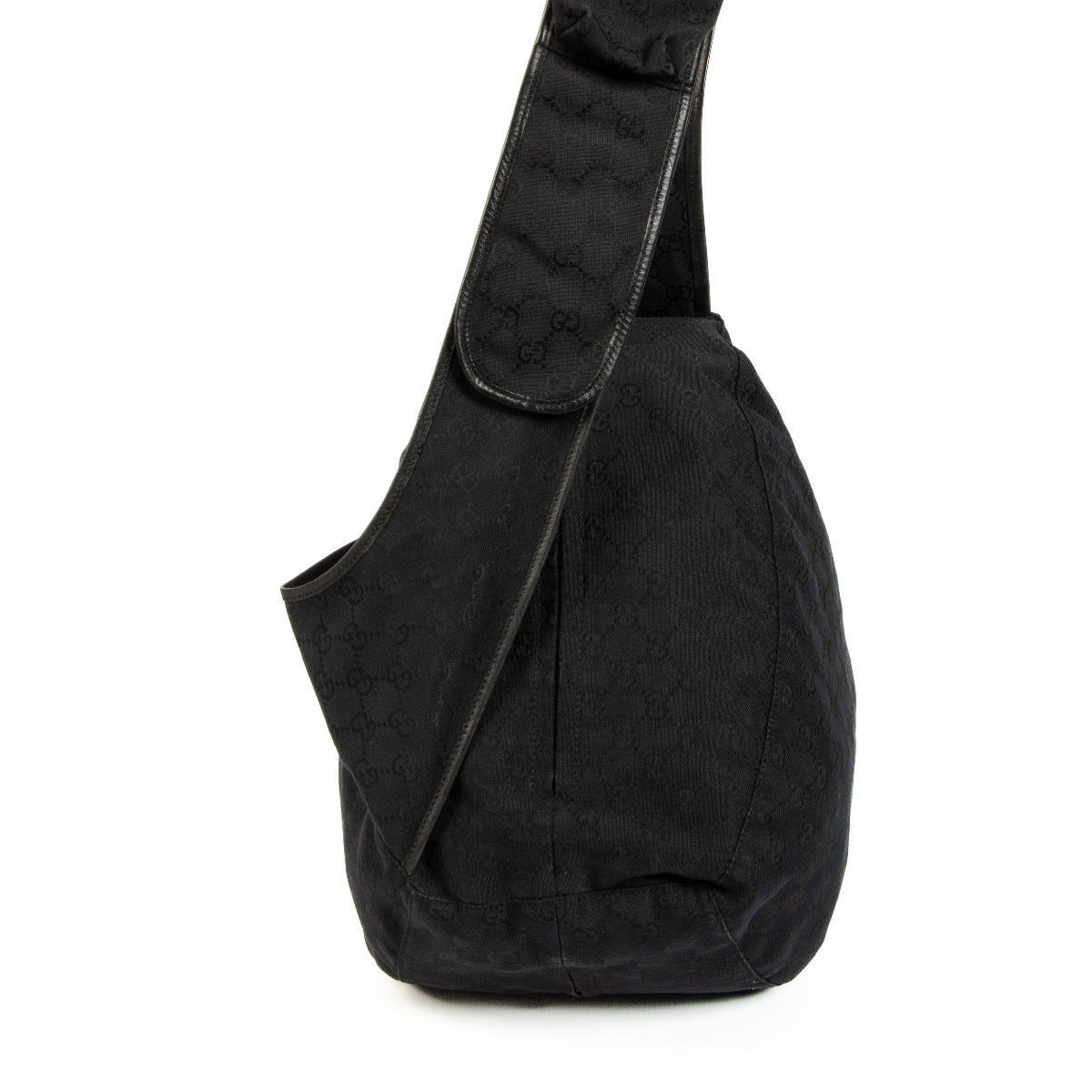 Gucci Black GG Canvas Backpack