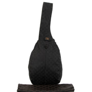Gucci Black GG Canvas Backpack