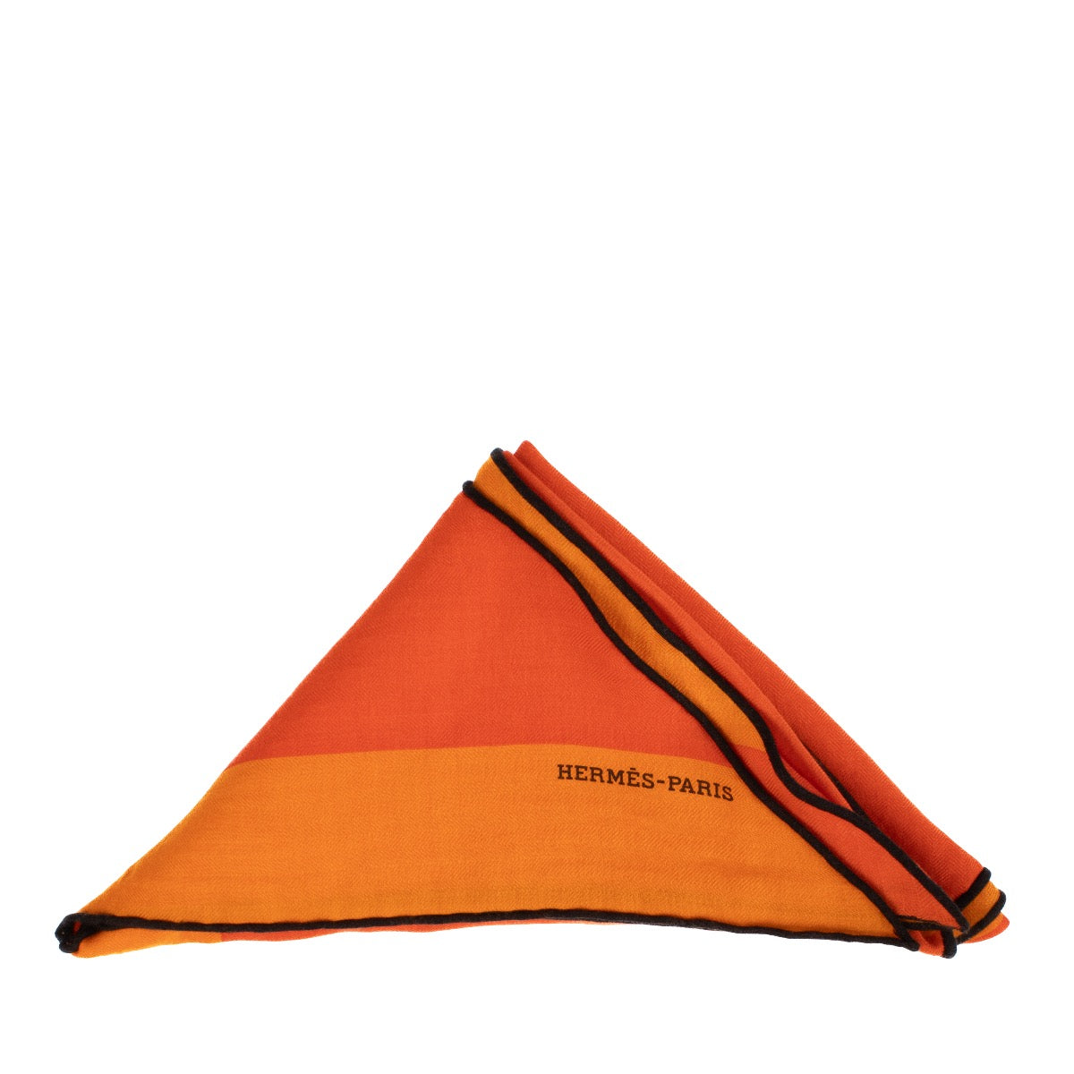 shop 100% authentic second hand Hermès Orange Giant Triangle Scarf on Labellov.com