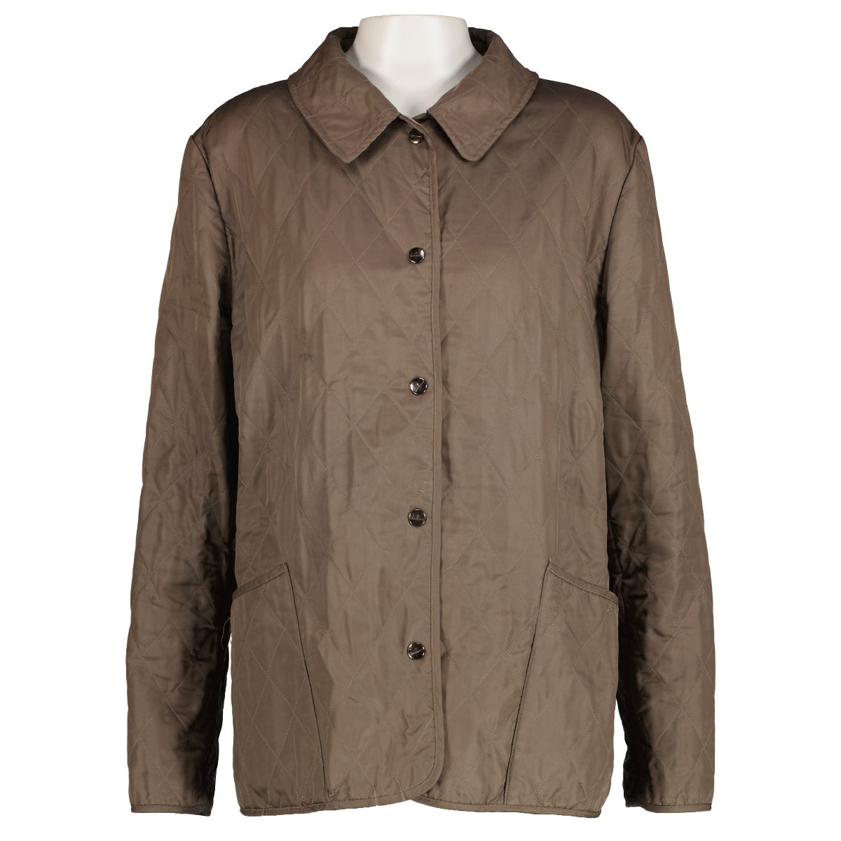 Burberry Green Quilted Jacket