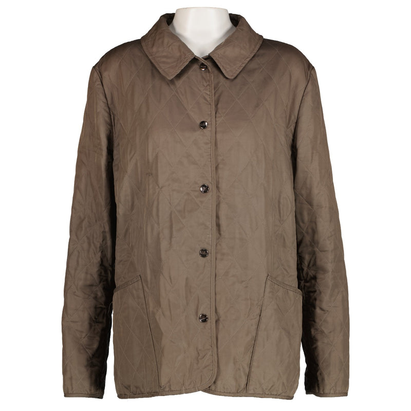 Burberry Green Quilted Jacket