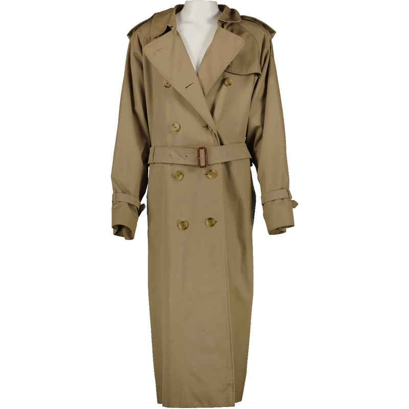 Burberry Vintage Beige Long Trench Coat