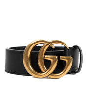 Gucci Black GG Marmont Belt