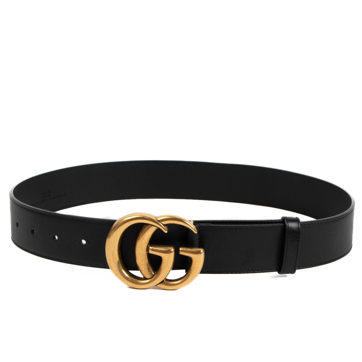 Gucci Black GG Marmont Belt
