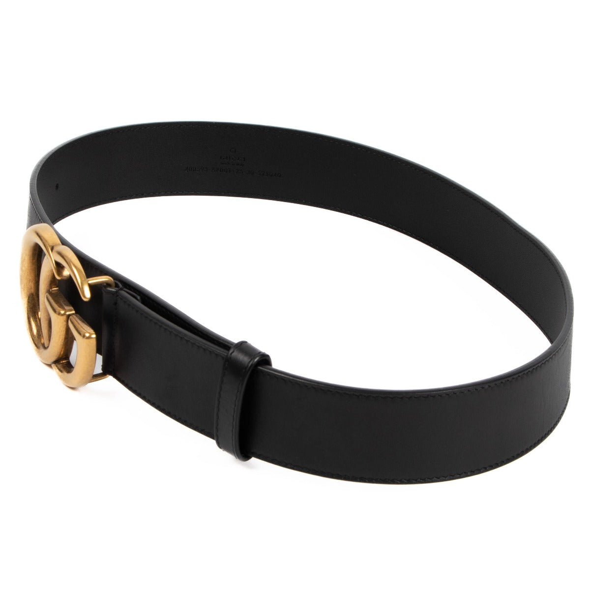 Gucci Zwarte GG Marmont Riem - Maat 75