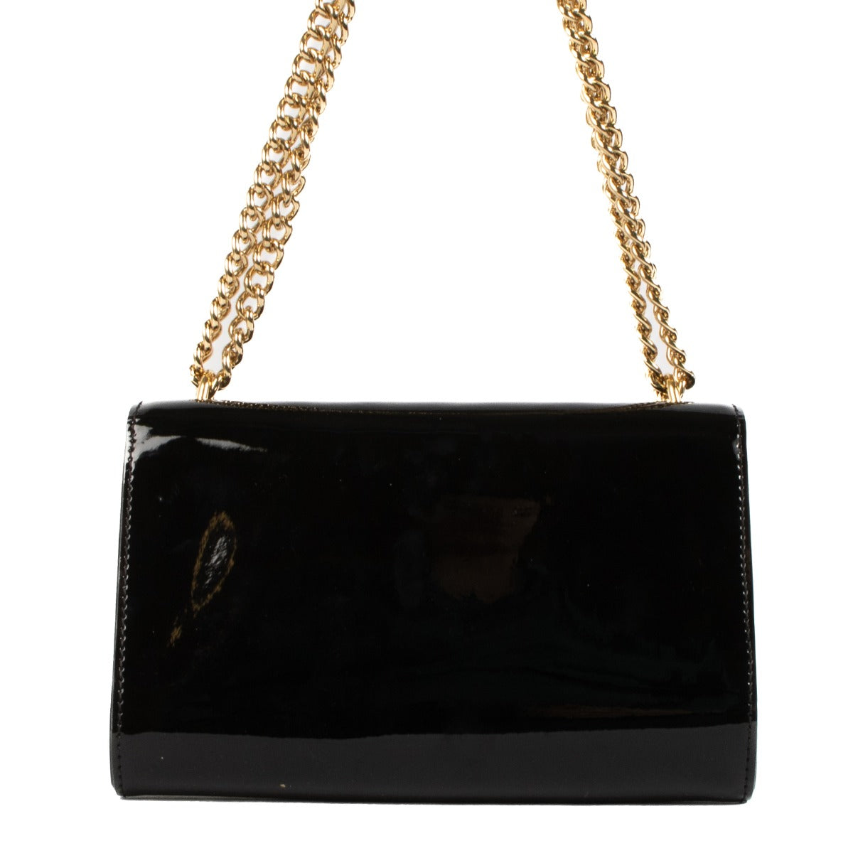 Louis Vuitton Black Vernis Louise Chain Bag