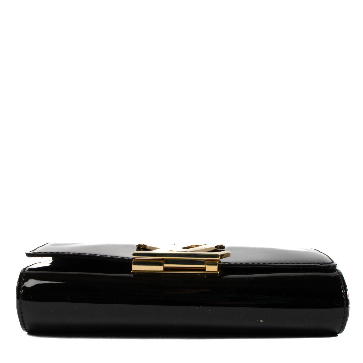 Louis Vuitton Black Vernis Louise Chain Bag