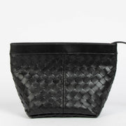 Authentic as-new Bottega Veneta Black Medium Prism Clutch on Labellov.com