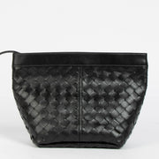 Authentic as-new Bottega Veneta Black Medium Prism Clutch on Labellov.com