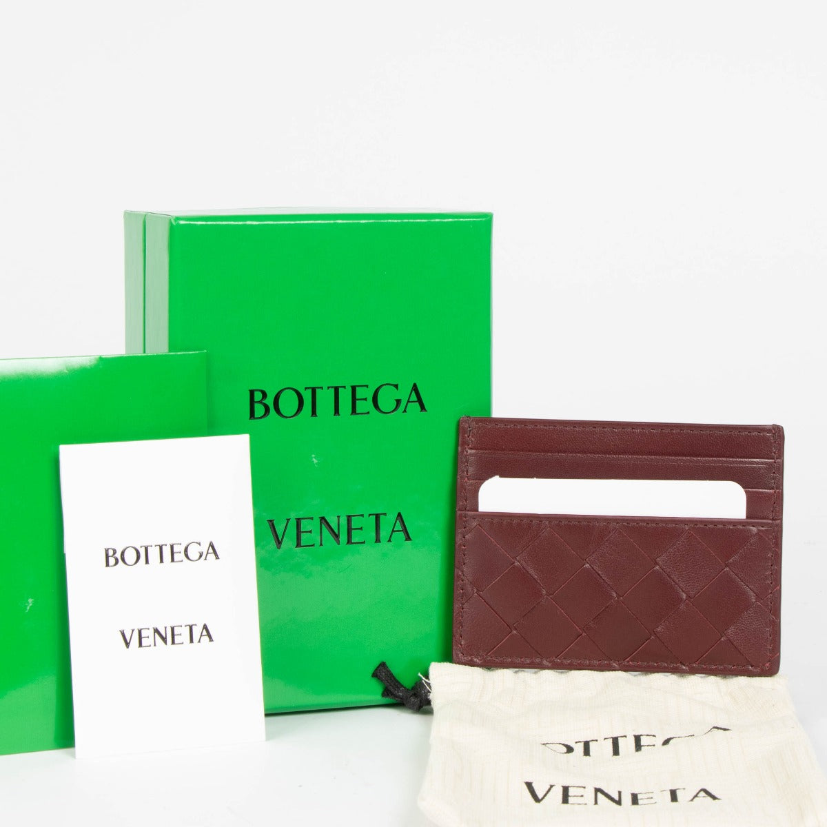 Authentic brand-new Bottega Veneta Barolo Intrecciato Card Holder on Labellov.com