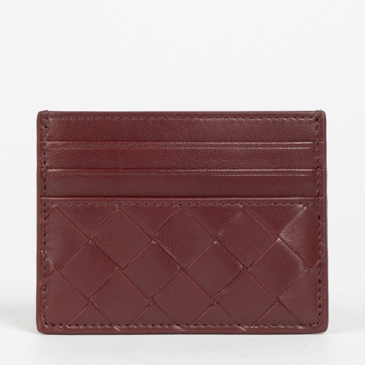 Authentic brand-new Bottega Veneta Barolo Intrecciato Card Holder on Labellov.com