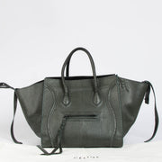 Authentic pre-loved Celine Green Python Medium Phantom Luggage Bag on Labellov.com