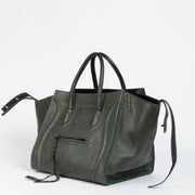Authentic pre-loved Celine Green Python Medium Phantom Luggage Bag on Labellov.com