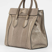 Authentic pre-loved Celine Grey Python Mini Luggage Bag on Labellov.com