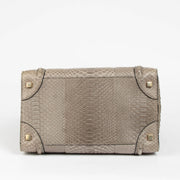 Authentic pre-loved Celine Grey Python Mini Luggage Bag on Labellov.com