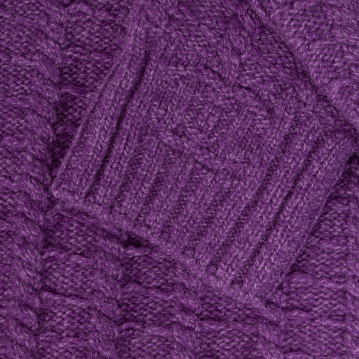 Authentic pre-loved Chanel 23B Purple Cashmere Knit Dress - Size 36 on Labellov.com