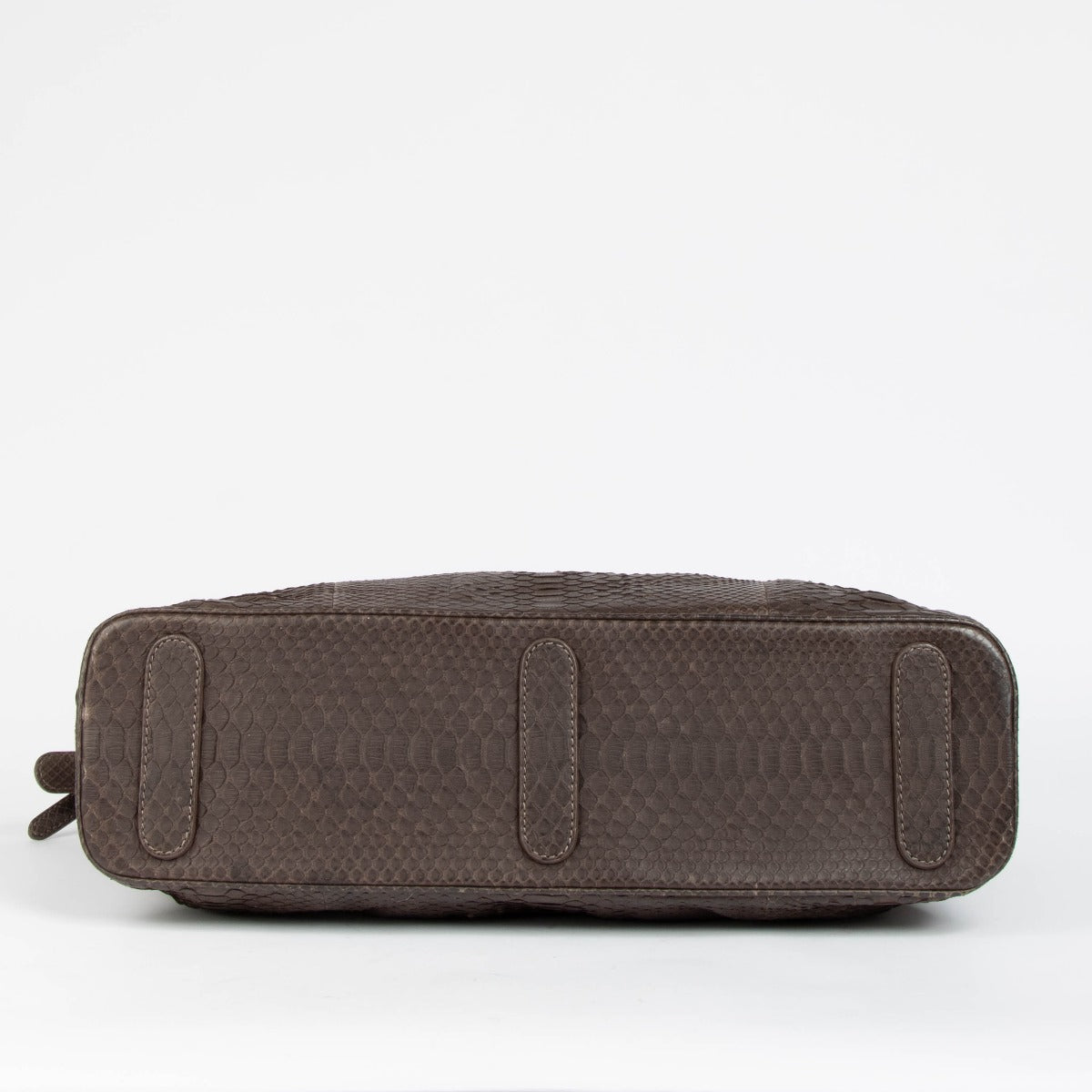 Authentic pre-loved Zagliani Brown Python Tomodachi Bag on Labellov.com