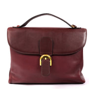 Delvaux Burgundy Brillant Amethyste Briefcase