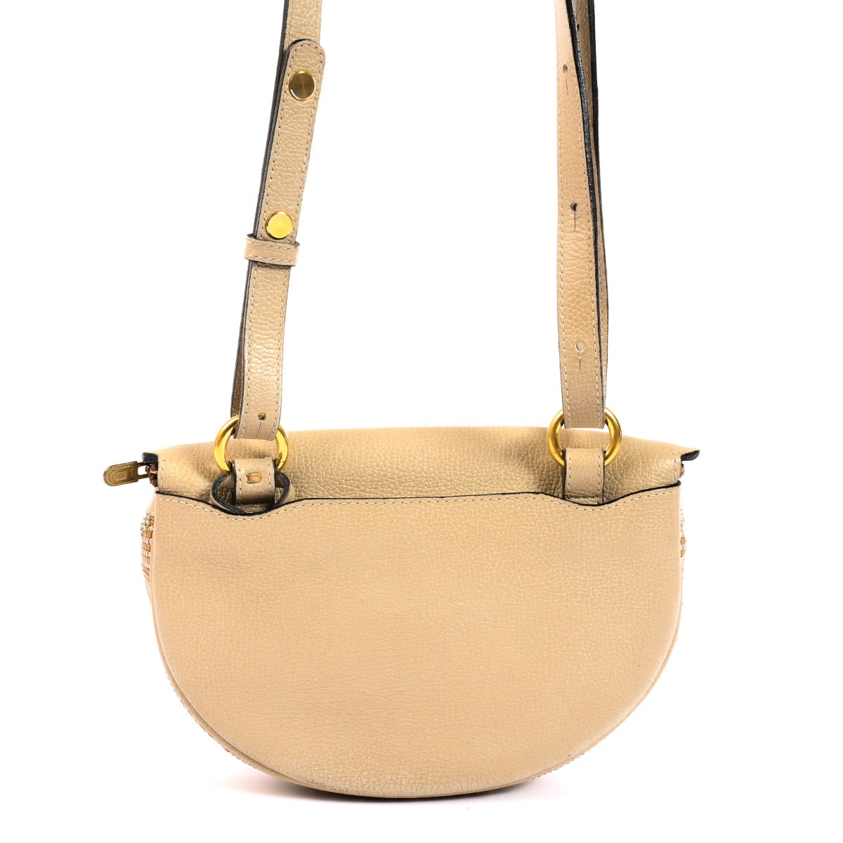 Shop an authentic preloved Delvaux Beige Toile De Cuir Mini Shoulder Bag on Labellov.com