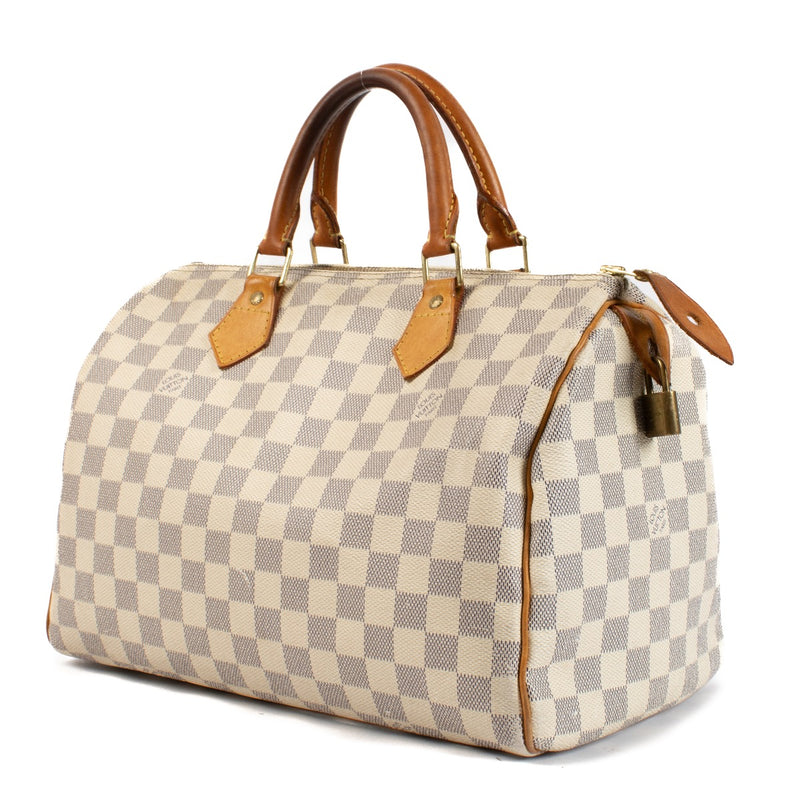 shop 100% authentic second hand Louis Vuitton Damier Azur Speedy 30 on Labellov.com