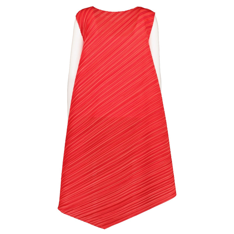 Shop safe online at Labellov in Antwerp, Brussels and Knokke this 100% authentic second hand Issey Miyake Pleats Please Red Dress - Size JP1
