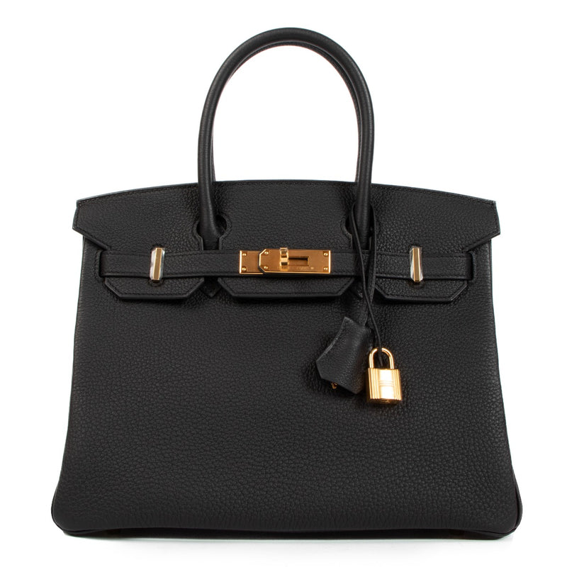 Authentic second hand brand new Hermès 2023 Birkin 30 Black Togo on www.labellov.com