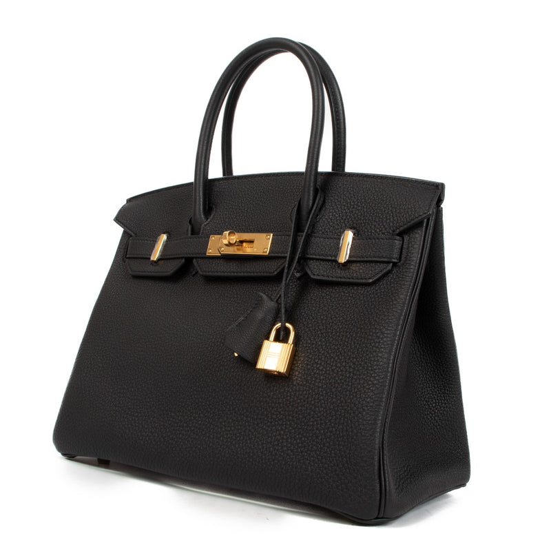 Hermès 2023 Birkin 30 Black Togo