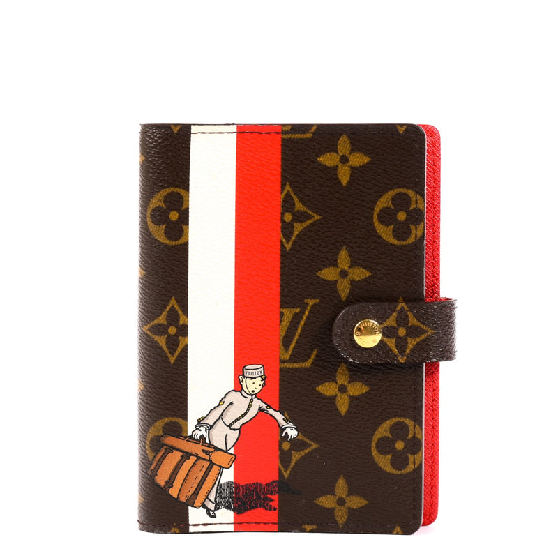 Louis Vuitton Monogram Groom Kleine Ring Agenda Omslag