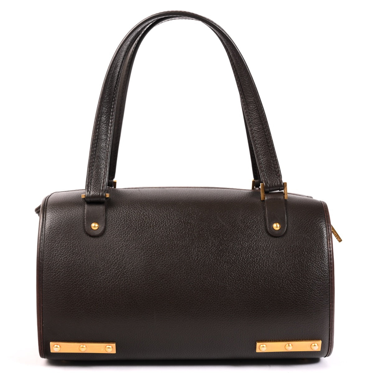 Shop safe 100% authentic brown Delvaux top handle bag in good condition, Preloved brown Delvaux top handle bag in a good condition, Delvaux top handle bag in brown leather