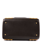 Shop safe 100% authentic brown Delvaux top handle bag in good condition, Preloved brown Delvaux top handle bag in a good condition, Delvaux top handle bag in brown leather