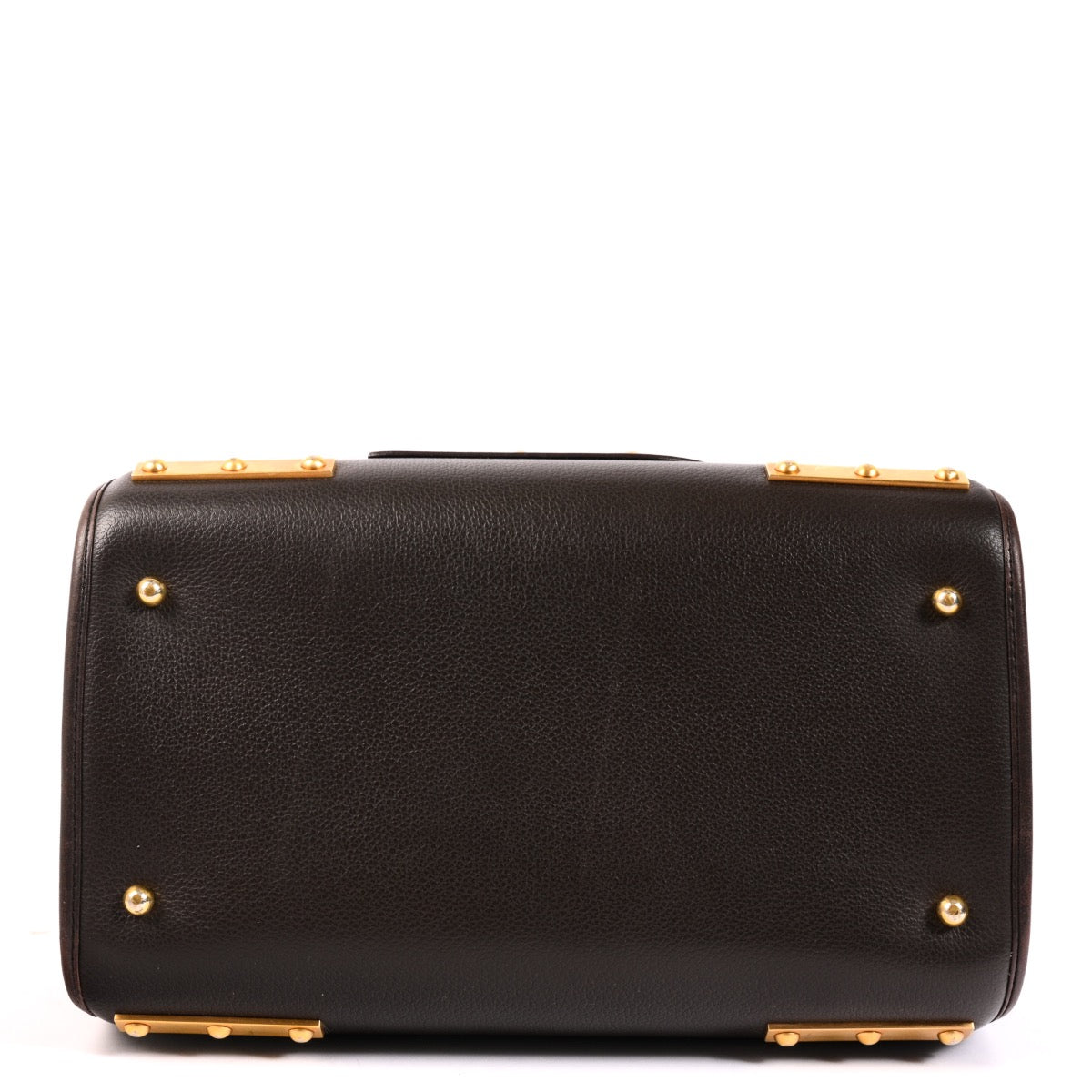 Shop safe 100% authentic brown Delvaux top handle bag in good condition, Preloved brown Delvaux top handle bag in a good condition, Delvaux top handle bag in brown leather