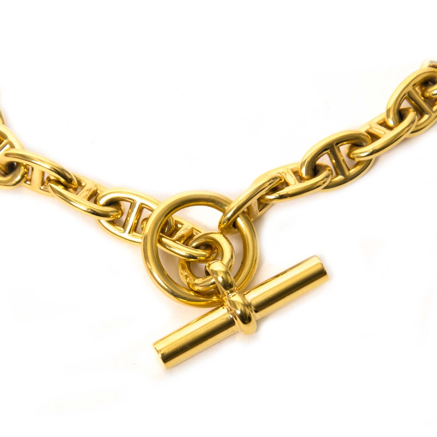 Hermès Collier Chaine d'Ancre PM Or 18 carats