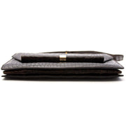 acheter en ligne pour le meilleur prix Vintage Loewe Brown Croco Clutch