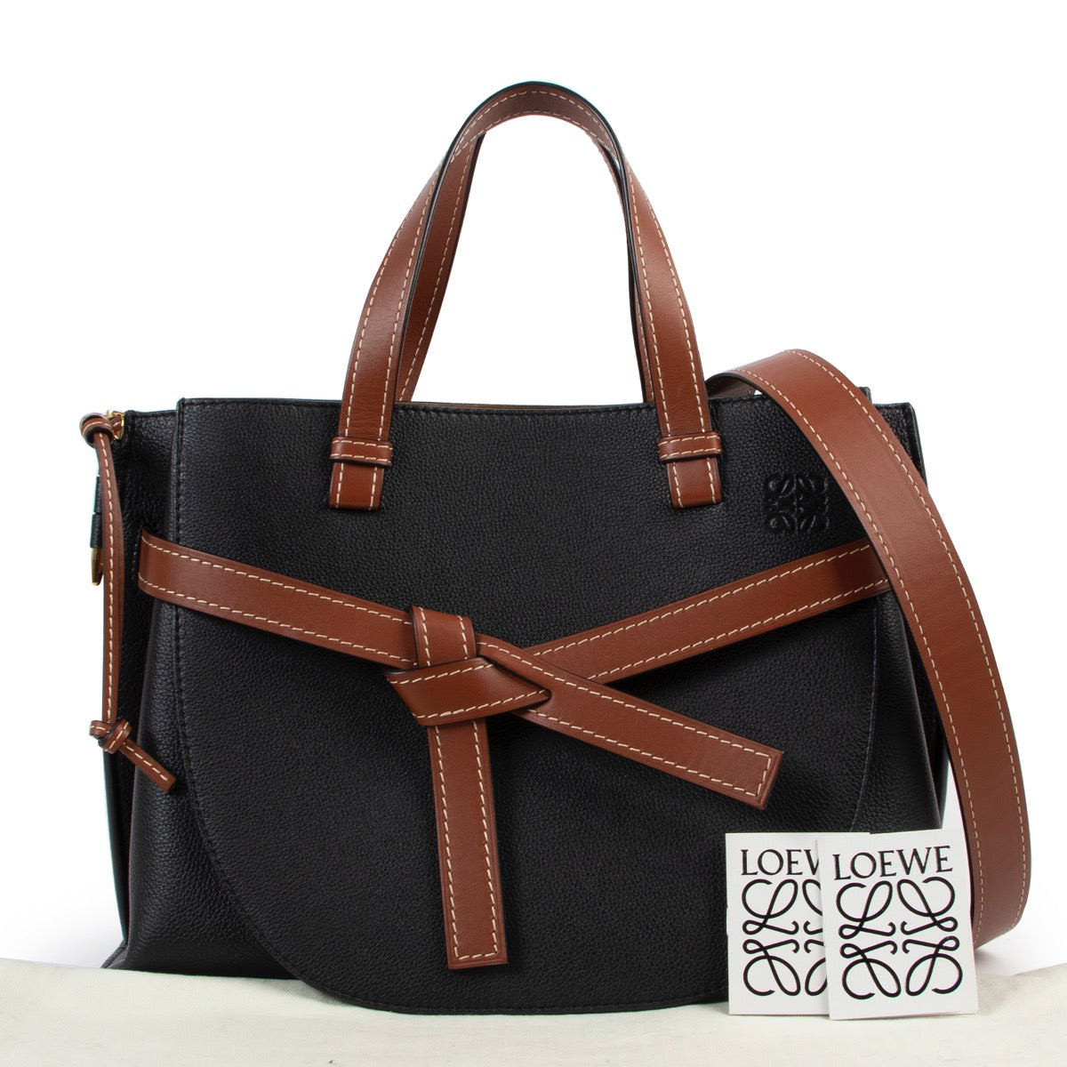 Buy an 100% authentic second hand Loewe Black Gate Tote Bag at Labellov