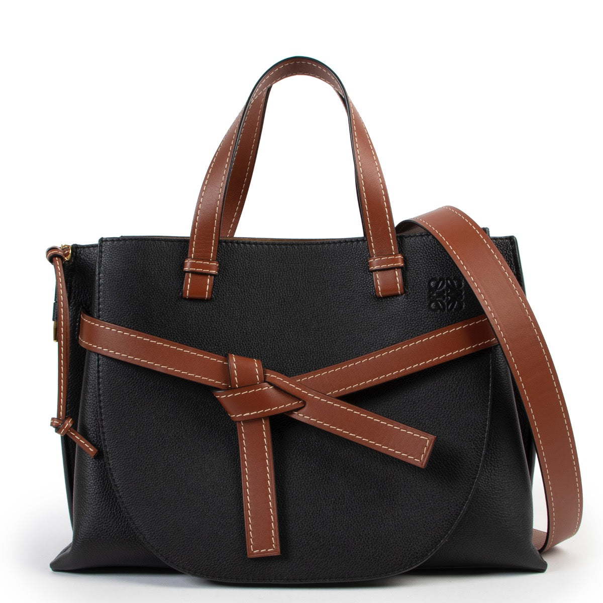 Buy an 100% authentic second hand Loewe Black Gate Tote Bag at Labellov