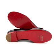 koop veilig online aan de bste prijs Louboutin Black and Red Ballet Flats - Size 40