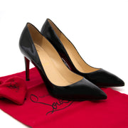 Louboutin Pigalle Patent Black Leather Heels en ligne chez labellov.com pour le meilleur prix