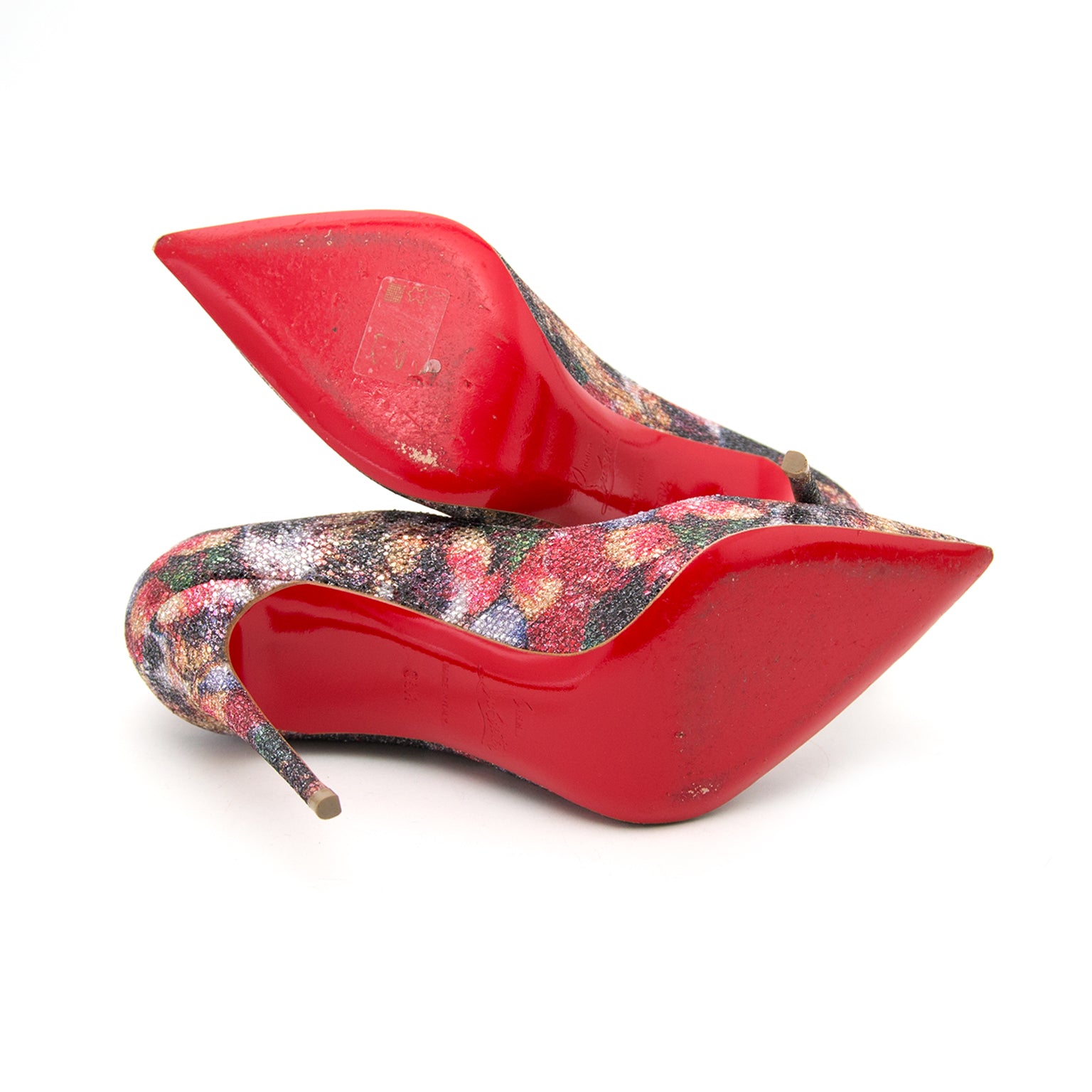 We buy and sell your designer fashion items such as Christian Louboutin Pigalle Follies Crystal Finish
