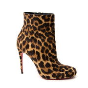 achete ren ligne seconde main Louboutin Leopard Pony Hair Boots - eu 36