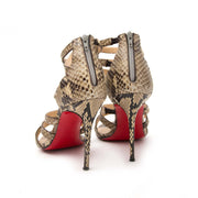 Louboutin Python Sandals online aan de beste prijs tweedehands designer schoenen