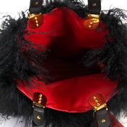 christian louboutin sybil nappa mongolian sheep shoulder bag now for sale at labellov vintage fashion webshop belgium