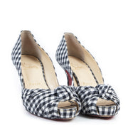 Louboutin Checkered Greissimo 85 Pumps - Size 37,5